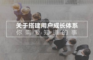 易明网从0搭建一个用户生长体系，你需求晓得的都在这了！